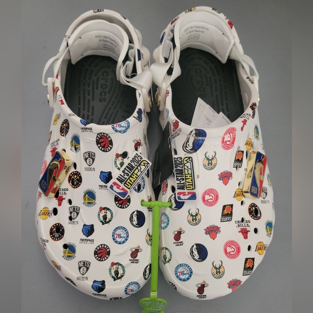 Crocs NBA ALl Star Echo Clog Size Men's 9 Women's 11 NWT